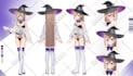draw character sheet design, furry fursona, vtuber live2d model in anime style