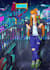 draw high quality futuristic cyberpunk anime illustration