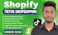 build profitable branded one product shopify dropshipping store, shopify website