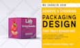 design cannabis, vape, cbd, tincture packaging box design and label design