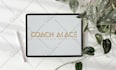 create text based name logo for personal branding