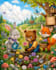create childrens book illustration, characters, book cover art