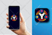 design clean modern mobile app logo or app icon