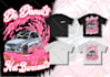 do awesome automotive jdm cartoon car illustration