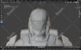 realistic cosplay models custom 3d armor design helmet mask stl cosplay weapons