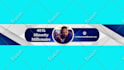 create simple youtube banner art design