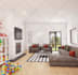 do interior design with realistic 3d rendering