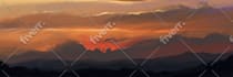 paint professional landscape concept art in painterly style