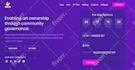 create crypto coin website  meme token launch or ico website