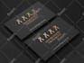 do vista print, moo, gold foil business card