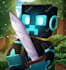 draw a cartoon minecraft profile picture