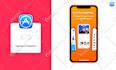 design appstore or playstore screenshot graphics