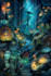 make illustrations of backgrounds and fantasy landscapes for games, anime, book