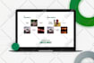 design and develop a responsive modern website