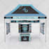 design creative canopy tent, table cover and flag