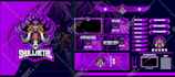 design animated twitch stream overlay kick logo, and emotes