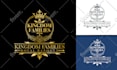 do luxury royal heraldic family crest logo design in 6h