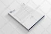 create a  clean  letterhead, print ready