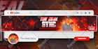 create a mind blowing gaming banner and profile picture