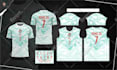 design sublimation jersey mockup and print ready pattern