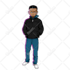 draw a boondocks cartoon of your picture in 24h
