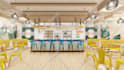 do retail store,restaurant interior design,3d rendering