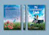 design book cover with illustration in semi realistic style