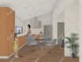 make realistic 3d render of architecture and interior design building model