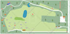 design festival maps, vector map illustrations, event maps