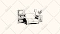 do vintage retro hand drawn illustration for t shirt design