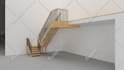 model and render any staircase or architectural detail in 3d