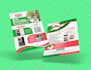 create flyer design and trifold brochure