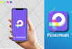 design clean modern mobile app logo or app icon