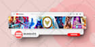 design professional custom, gaming youtube banner
