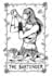 draw dark tarot lenormand for print on merch or card