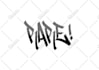 create a graffiti handstyle tag for your name or logo