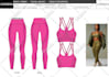 create professional fashion technical sketches and complete tech pack
