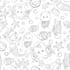 design hand drawn seamless pattern for kids