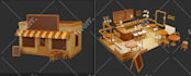 create model low poly 3d building for you in blender