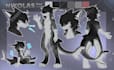 create a furry fursona reference sheet