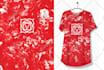 make digital tie dye pattern in unique style