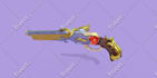 create a stylized 3d game assets and weapons