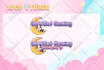 design custom cute anime logo for kick, vtuber streamer or youtube