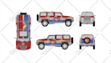 make awesome car wrap design or vinyl wrap