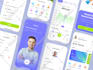 design complete mobile app UI UX design and clickable prototype