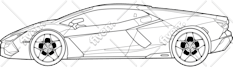 draw convert anything to black and white, line art vector