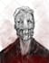 create creepy semi realistic horror illustration