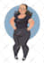 draw curvy and chubby pin up