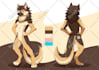 create a custom furry and fursona reference sheet