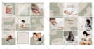 design aesthetic puzzle feed instagram and canva templates